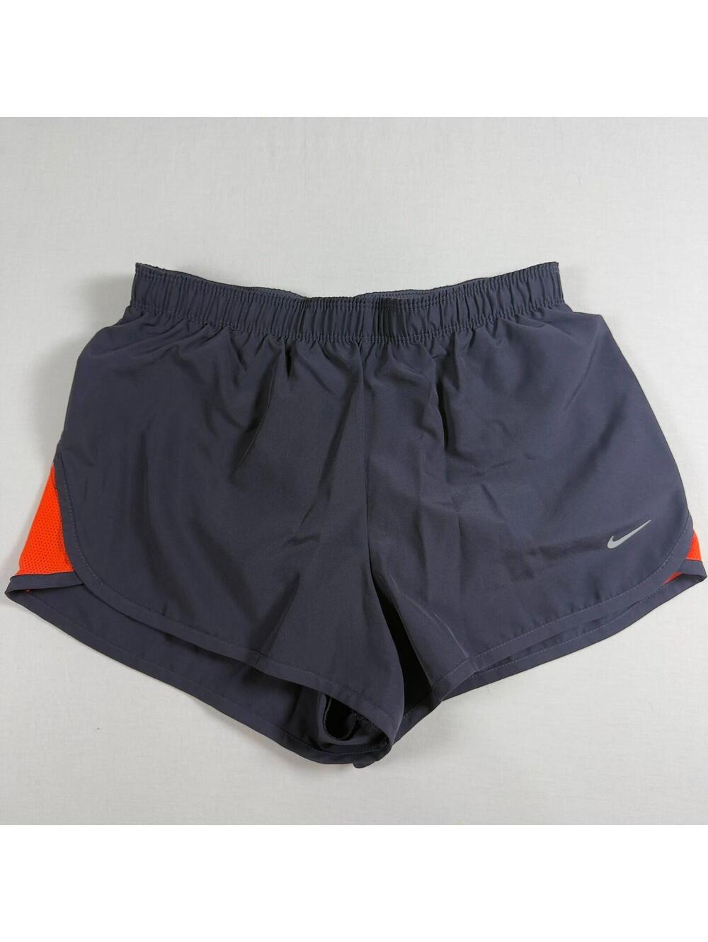 Nike Dri-Fit Dark gray orange Jeans Womens Extra small Running Shorts